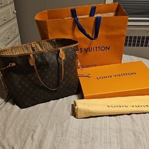 Louis Vuitton Monogram Tote with Accessories